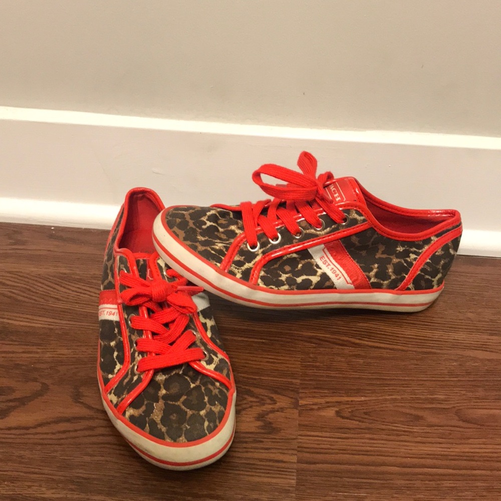 Cheetah print coach shoes